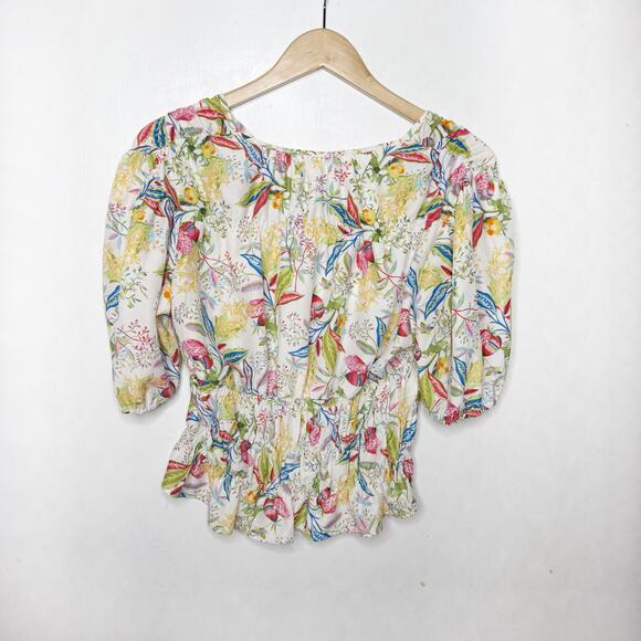 ROSE & OLIVE Floral Smocked Top - Picture 2 of 4